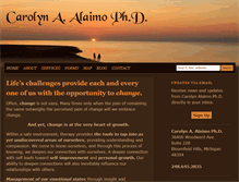 Tablet Screenshot of carolynalaimo.com
